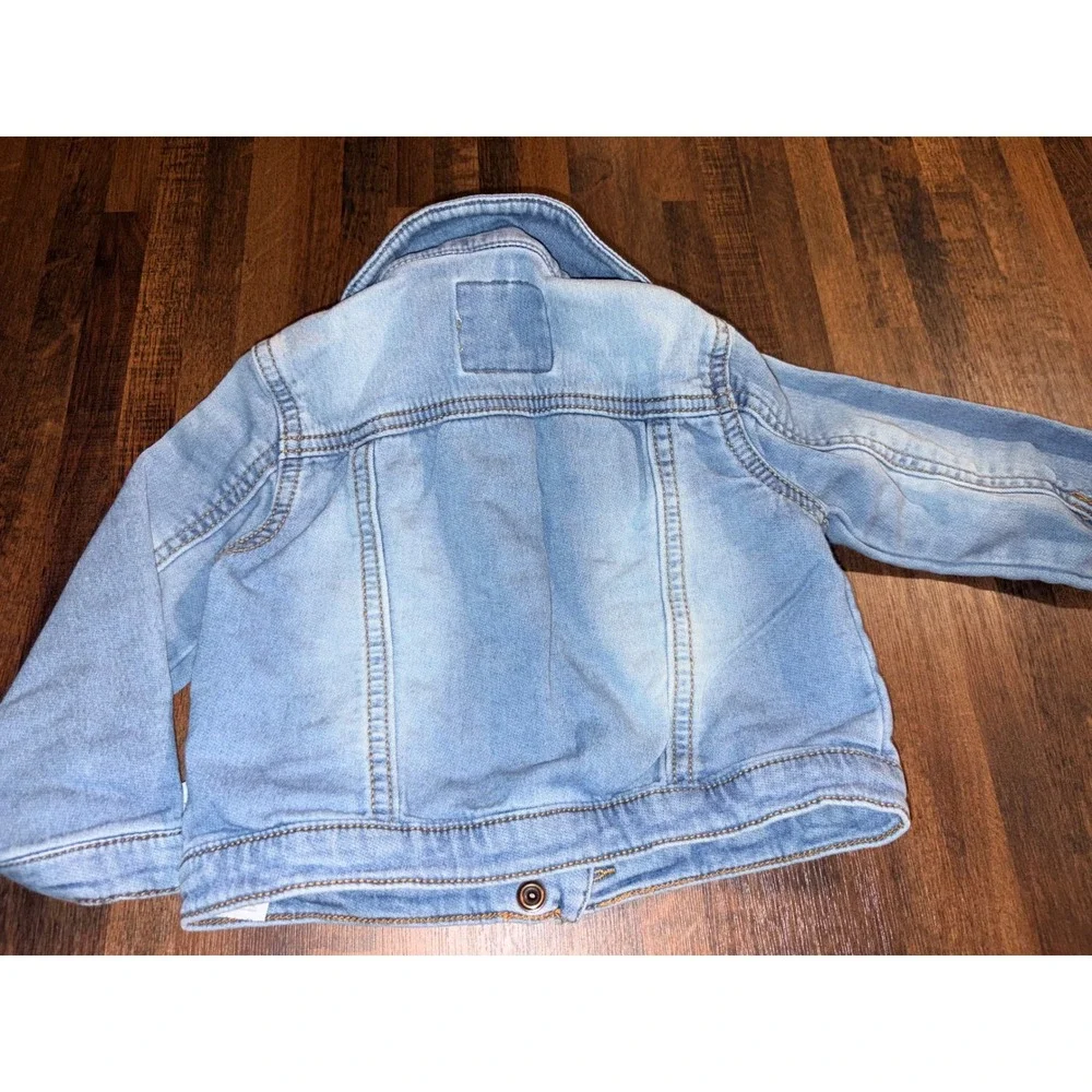 OshKosh B'gosh‎ Toddler 18M Light Wash Denim Jean Jacket Blue